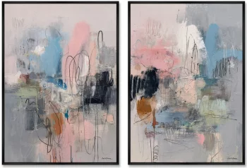 Набор из двух постеров на холсте Vivid memories of Summer 75X105 / 75X105 CM