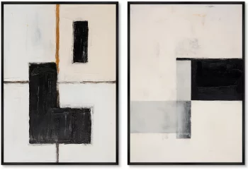 Набор из двух постеров на холсте Formalization of color 75X105 / 75X105 CM