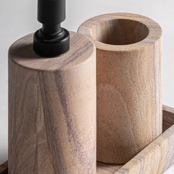 Туалетный набор из трёх предметов Vesta 20X10X21 CM
