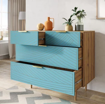 Комод Line 90X50X90 CM blue