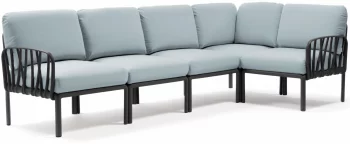 Диван садовый с подушками Komodo 294X154X88 CM