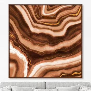 Репродукция на холсте Agate Ambra Gold 105X105 CM