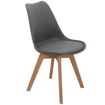 Комплект из 4 стульев Eames Bon серый 49X54X84 CM