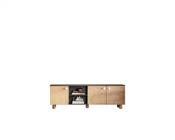 Низкий комод с тремя дверцами Split SP05 160X35X52 CM