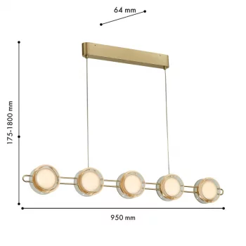 Подвесная люстра Yo-yo