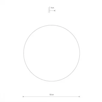 Настенный декоративный светильник Ring Timber Led