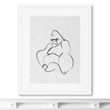 Постер Gorilla 42X52 CM
