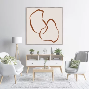 Репродукция на холсте The Lightness of Being 105X105 CM