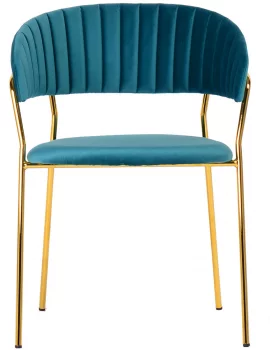 Стул Turin 56X50X78 CM бирюзовый