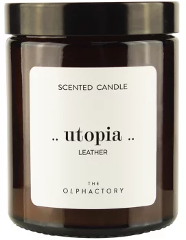 Свеча ароматическая The Olphactory Utopia Leather 30 часов горения