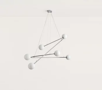 Люстра Endo 6L хром 145,3X49,2X150 CM