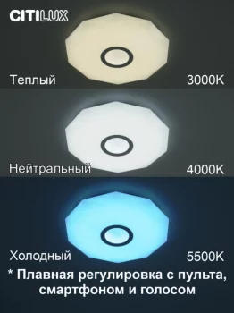 Накладной светильник Диамант Смарт
