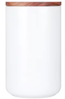 Банка для хранения керамическая 750 ml белая