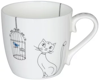 Кружка Cats and Birds 425 ml