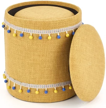 Комплект из двух пуфиков Grado 38X38X44 / 30X30X37 CM