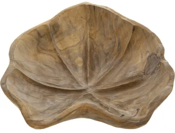 Декоративная чаша из тика Abi 40X28X6 CM