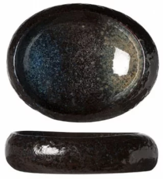 Овальная тарелка Black Yoru 19X15X5 CM
