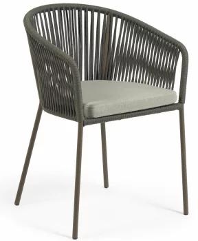 Стул Yanet 56X55X79 CM зелёный