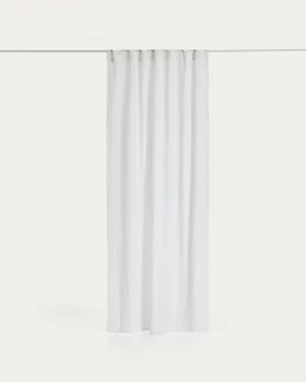 Льняная штора в цвете экрю Nolira 140X270 CM