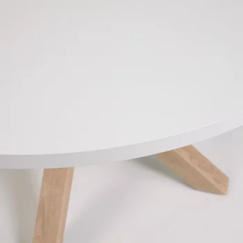 Стол с белой столешницей Argo 120X120X75 CM