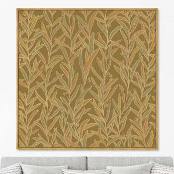 Постер на холсте Symphony of leaves 105X105 CM