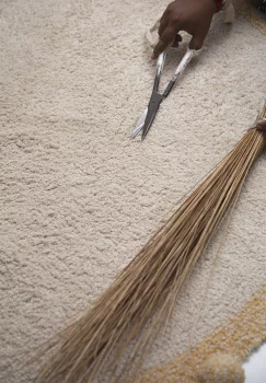 Круглый хлопковый ковёр Bubbly  Ø120 CM