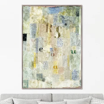 Постер Vocal Fabric of the Singer Rosa Silber 75X105 CM