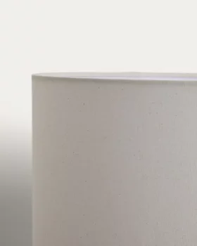 Абажур для потолочного светильника Niani из хлопка цвета слоновой кости 60X60X25 CM