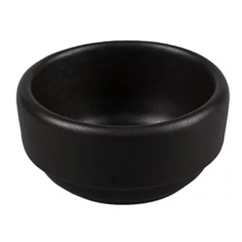 Соусник 50 мл d 6,7 см h3,4 см круглый Smooth Black Raw Stellar P.L. Proff Cuisine [10]