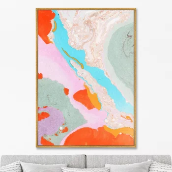 Постер на холсте River in the Namib Desert 75X105 CM