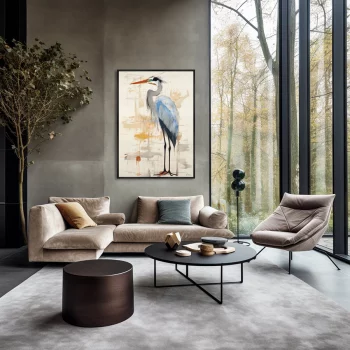 Постер на холсте Herons 75X105 CM