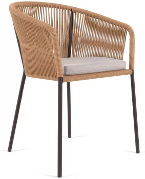 Стул Yanet 56X55X79 CM бежевый