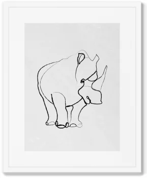 Диптих Gorilla and Rhino 42X52 / 42X52 CM
