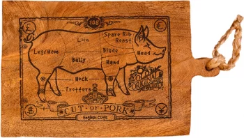 Доска сервировочная из манго Pork 37X24 CM