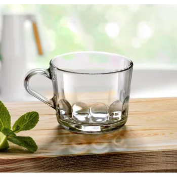 Кружка 260 мл прозрачная "Норд" стекло d 8,8 см h7,2 см ОСЗ [24]