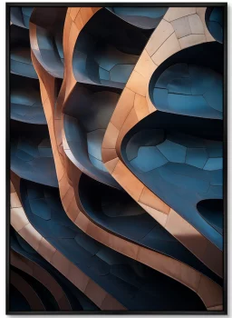 Набор из двух постеров на холсте Form light and shadow 75X105 / 75X105 CM