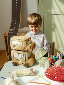 Корзина для хранения School Bus 22X19X15 CM