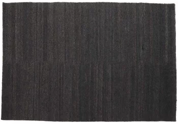 Ковёр из джута шерсти и войлока Earth 240X170 CM чёрный