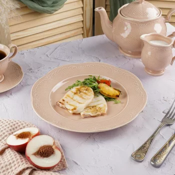 Тарелка фарфоровая Aristocrat Peach Tea Ø27 CM