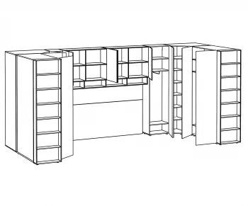 Композиция Modus 85 458,2X236,5X233 CM