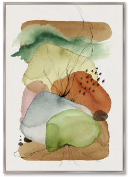 Репродукция на холсте Rain cloud over mountain 75X105 CM