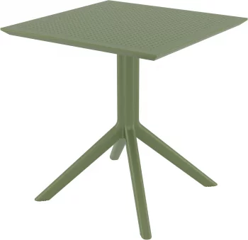 Стол пластиковый Sky 70X70X74 CM зелёный