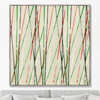 Постер Vintage print of Japanese textile 105X105 CM