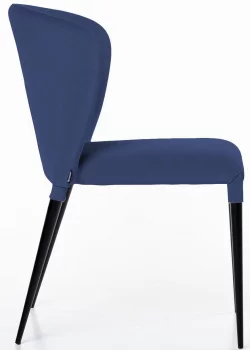 Стул Albert 51X65X86 CM синего цвета