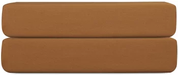 Простыня на резинке из сатина Meditation Caramel 160X200X30 CM