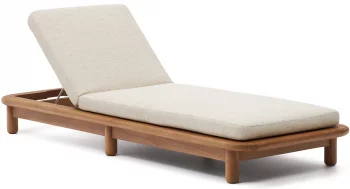 Шезлонг из тика Turqueta 74X200X25-77 CM