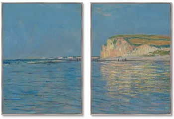 Диптих Low Tide at Pourville 75X105 / 75X105 CM