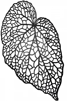 Панно из металла Xylem 71X119 CM