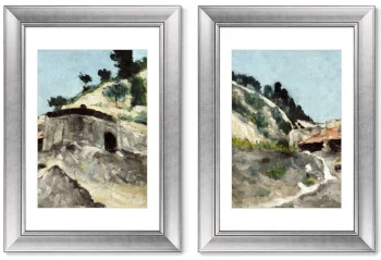 Диптих Landscape with Water Mill 51X71 CM