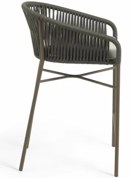 Барный стул Yanet 55X50X85 CM зелёного цвета